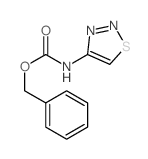 1,2,3-Thiadiazole-4-carbamicacid, benzyl ester (7CI,8CI) Structure