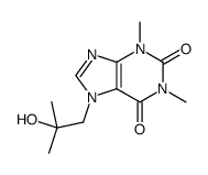 7-(2-hydroxy-2-methylpropyl)-1,3-dimethylpurine-2,6-dione Structure