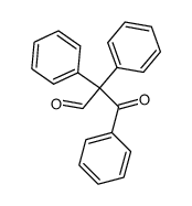 3-oxo-2,2,3-triphenyl-propionaldehyde结构式