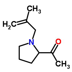 1-[1-(2-Methyl-2-propen-1-yl)-2-pyrrolidinyl]ethanone Structure