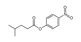 4-nitrophenyl 4-methylpentanoate结构式