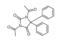 1,3-diacetyl-5,5-diphenylimidazolidine-2,4-dione结构式