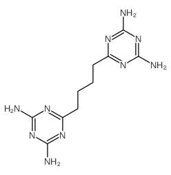 1,3,5-Triazine-2,4-diamine,6,6'-(1,4-butanediyl)bis- structure