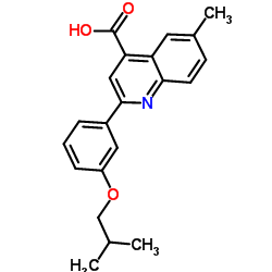 2-(3-Isobutoxyphenyl)-6-methyl-4-quinolinecarboxylic acid图片