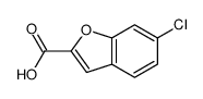 6-氯-1-苯并呋喃-2-羧酸结构式