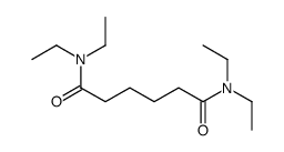 N,N,N',N'-tetraethylhexanediamide Structure