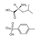 L-leucine p-toluenesulfonic acid salt结构式