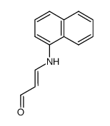 β-(α-Naphthylamino)acrolein Structure