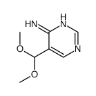 5-(dimethoxymethyl)pyrimidin-4-amine结构式