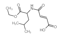 L-Leucine, N-(3-carboxy-1-oxo-2-propen-1-yl)-, 1-ethyl ester structure