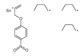 tributyl-[3-(4-nitrophenoxy)prop-1-en-2-yl]stannane结构式