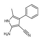 2-Amino-5-methyl-4-phenyl-pyrrol-3-carbonitril Structure