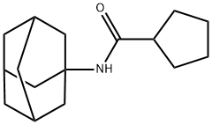 Cyclopentanecarboxamide, N-tricyclo[3.3.1.13,7]dec-1-yl- (9CI) Structure