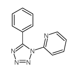 Pyridine,2-(5-phenyl-1H-tetrazol-1-yl)- Structure