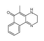 5-methyl-3,4-dihydro-2H-benzo[f]quinoxalin-6-one结构式