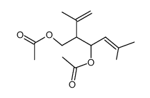 3-(acetyloxy)-2-isopropenyl-5-methylhex-4-enyl acetate Structure