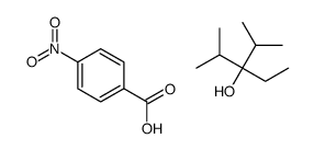 3-ethyl-2,4-dimethylpentan-3-ol,4-nitrobenzoic acid Structure