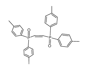 cis-tetra-p-Tolylvinylendiphosphin-dioxid Structure