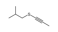 1-Propyne, 1-((2-methylpropyl)thio)-结构式