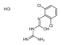 1-(diaminomethylidene)-3-(2,6-dichlorophenyl)urea,hydrochloride Structure