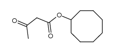 Cyclooctyl-acetacetat结构式