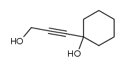 1-(3-hydroxy-prop-1-ynyl)-cyclohexanol Structure
