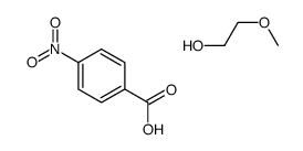2-methoxyethanol,4-nitrobenzoic acid结构式