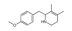 6-[(4-methoxyphenyl)methyl]-4,5-dimethyl-1,2,3,6-tetrahydropyridine Structure