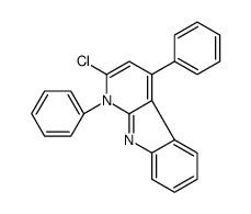 2-chloro-1,4-diphenylpyrido[2,3-b]indole结构式