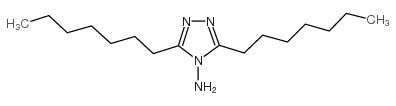 3,5-DIHEPTYL-1,2,4-TRIAZOL-4-YLAMINE structure