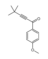 1-(4-methoxyphenyl)-4,4-dimethylpent-2-yn-1-one Structure