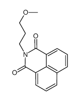 2-(3-methoxypropyl)benzo[de]isoquinoline-1,3-dione结构式