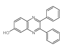 6-Quinoxalinol,2,3-diphenyl-结构式