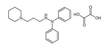 1,1-diphenyl-2-(3-piperidin-1-ylpropyl)hydrazine,oxalic acid Structure