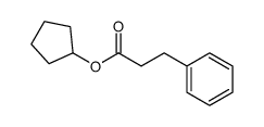 cyclopentyl 3-phenylpropanoate结构式