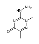 3-hydrazinyl-2,6-dimethyl-1,2,4-triazin-5-one Structure