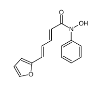 5-(furan-2-yl)-N-hydroxy-N-phenylpenta-2,4-dienamide结构式