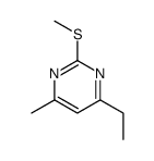 4-ethyl-6-methyl-2-methylsulfanylpyrimidine结构式