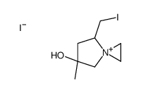 7-(iodomethyl)-5-methyl-3-azoniaspiro[2.4]heptan-5-ol,iodide Structure