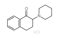 2-(1-piperidyl)tetralin-1-one结构式