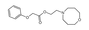 phenoxyacetic acid 2-[1,5]oxazocan-5-yl-ethyl ester Structure