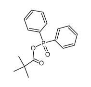 diphenylphosphinic pivalic anhydride结构式