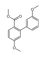 methyl 4-methoxy-2-(3-methoxyphenyl)benzoate结构式