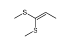 1,1-bis(methylsulfanyl)prop-1-ene Structure