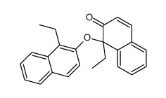 1-ethyl-1-(1-ethylnaphthalen-2-yl)oxynaphthalen-2-one Structure