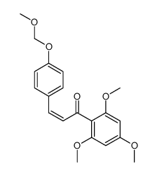 2',4',6'-Trimethoxy-4-methoxymethoxy-cis-chalkon Structure