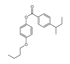 (4-butoxyphenyl) 4-butan-2-ylbenzoate Structure