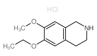 Isoquinoline,6-ethoxy-1,2,3,4-tetrahydro-7-methoxy-, hydrochloride (1:1) picture