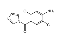 (4-amino-5-chloro-2-methoxyphenyl)-imidazol-1-ylmethanone Structure