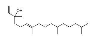 3,7,11,15-tetramethylhexadeca-1,6-dien-3-ol结构式